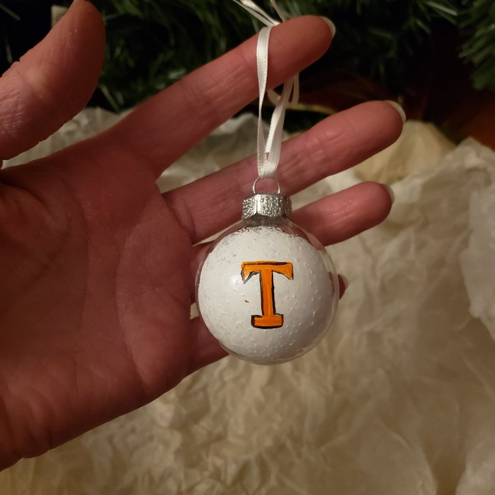 Handpainted University of Tennessee ornament